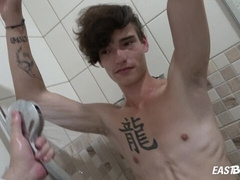 Tall, messy-haired hottie Johny Walsh cumming hard
