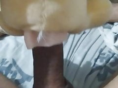 fucking my rabbit plushie 1
