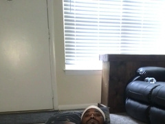 Massive bum dude in innocence frolicking with his booty