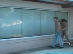 Appealing blokes go full mode throating and fucking in a mutual home play