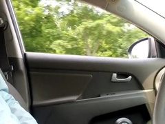 Furry Ginger with Meatpipe out going down the Highway