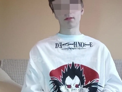 stud guzzles jizz from a used protection