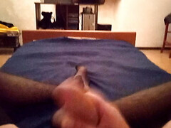 With my sock