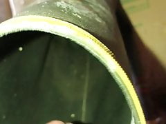 Cum in Rubber Boots