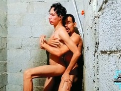 Ebony stud with massive cock shines in the adult film industry