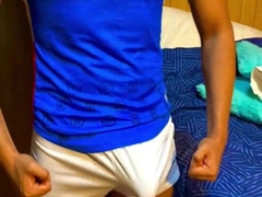 Brazilian soccer player inseminates my culo with his uniform