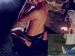 Eddie Star in a dark furry adventure of solo pleasure