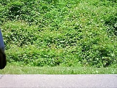 Jerking In Full View Of Running Trail June 2015