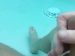 Public Pool Masturbation
