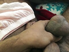 Daddie's Big Black uncut dick and balls loku wallai pollai