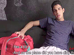 Teen latin guy plows For Money