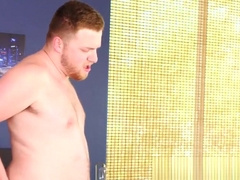 Cute cub enjoys big raw dick from his bear boyfriend