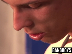 Horny dude gets on top and takes bare pounding from BF