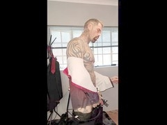 Gay smoking, piercing, penis ring