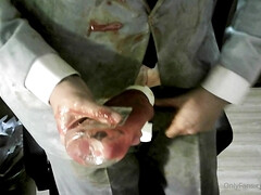 Gunging a velvet suit
