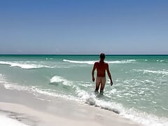 Refreshing Beach Skinny Dip