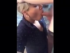 Latino bitch swallows huge load hung white thug