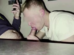 Amateur young candidate gives deep throat to the CEO's massive cock during the interview for some serious ASMR vibes