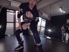 Nasty Axel Abysse Rails Monster Fuck stick After Solo Handballing