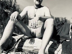 tiny sausage otter at naturist sea