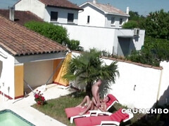 Sexy twinks fucking in exhib