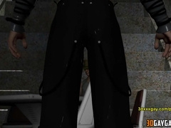 3 DIMENSIONAL Faggot Rebel Bj'ed off by Stud