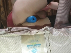 Crossdresser she-male have hookup solo at home real