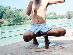 Spectacular Indian Money-Shot From Ample Fuck-Stick In Holy Ganges Sea