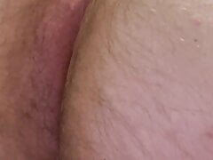 Gay fart fetish, hot squeaky and airy fart from chubby gay guy with pink anus