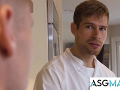 Kitchen Heat - Muscle Hunk Chef Serves Up Raw Dick - Justin Matthews