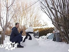 Weirdo Twink Benjamin Blue Gets Drilled By The Snowman Bo Sinn - TWINKPOP