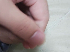 he massages the phimosis for trio mins