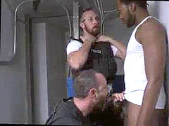 super-steamy queer police porn images Purse thief becomes butt meat