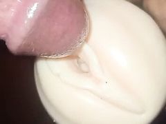 Sex toy fucking my dick