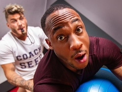 Interracial anal fucking with William Seed and Trent King