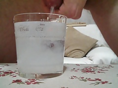 Massive cum in water!