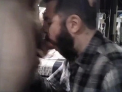 Large-Fuckpole Grizzly Amateur Gets a Face Utter of Jism
