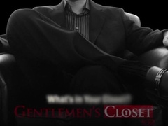 Businessman Justin flashes off his sole and stockings fetish