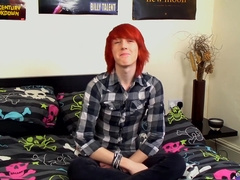 Alexander Daniels Flaunting And Stroking His Uncut Cock