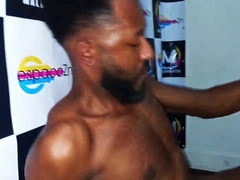 LIVE ASSFUCKER 3-WAY HUMP ON THE STAGE OF A MASCULINE GANG-FUCK MANSION IN BRAZIL.
