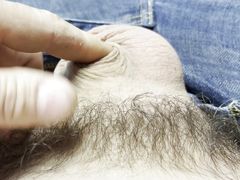 Finger fuck small cock
