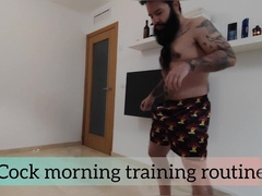 Solo masculine shaft morning teaching routine