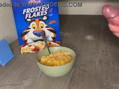 Covered Flakes Get More Coated With 12 Cords of Jizz