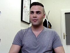 Deepthroat blowjob with a naughty newcomer