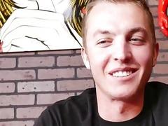 Brad Brown has gorgeous eyes and a stiff boner