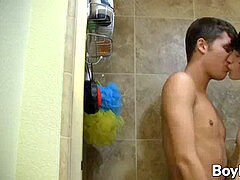 Pretty twinkie dudes get all moist before going buttfuck hard