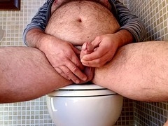 Bear masturbation, gay bear, masturbation cum