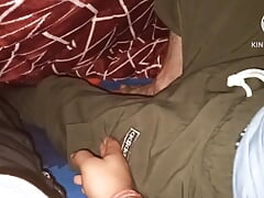 First time my stepbrother monster cock touching in midnight