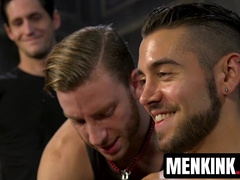 Sebastian Keys and Tony Orlando edge Dante Colles huge throbbing cock