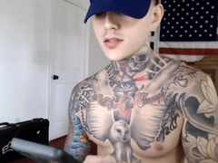 Jerking his big cock - more @ Gayboy.ca